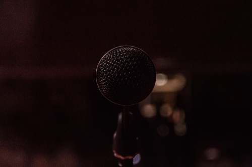 green black microphone microphone